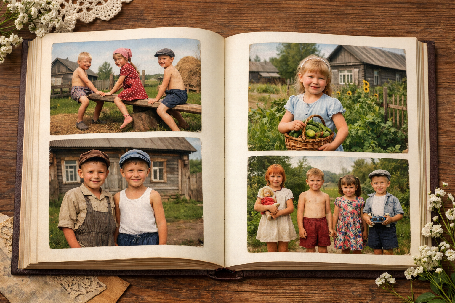 Детство в деревне